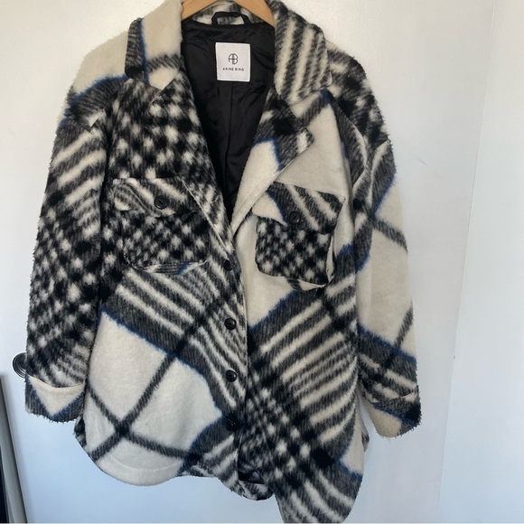 Anine Bing Oakley Jacket Oversized Shacket Size Small - Picture 4 of 10